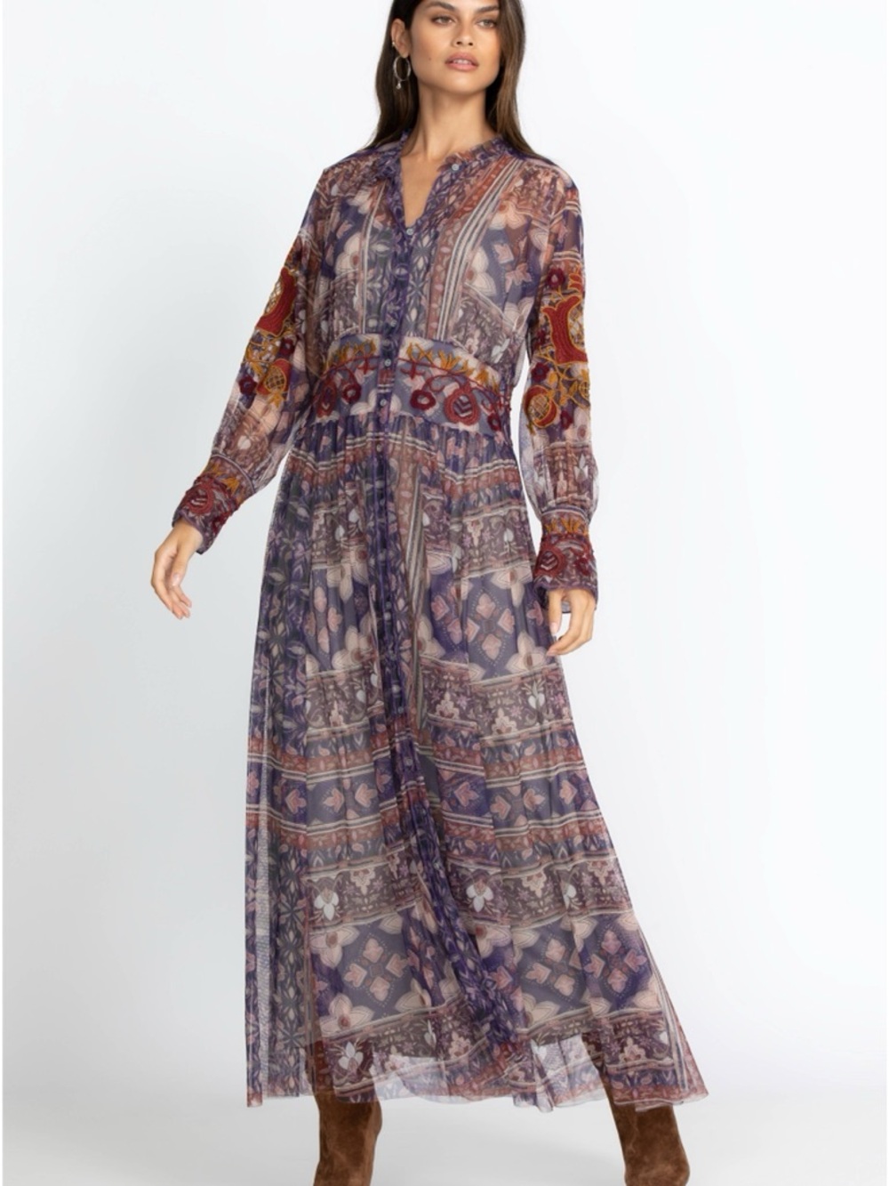 Biya Johnny Was DUANA MESH DRESS size small